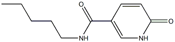 6-oxo-N-pentyl-1,6-dihydropyridine-3-carboxamide Struktur