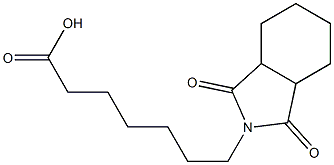 7-(1,3-dioxooctahydro-2H-isoindol-2-yl)heptanoic acid Struktur