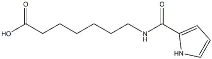 7-(1H-pyrrol-2-ylformamido)heptanoic acid Struktur