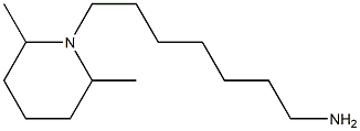 7-(2,6-dimethylpiperidin-1-yl)heptan-1-amine Struktur