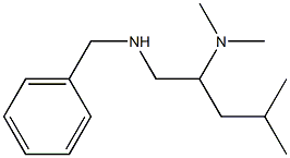 benzyl[2-(dimethylamino)-4-methylpentyl]amine Struktur