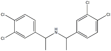 bis[1-(3,4-dichlorophenyl)ethyl]amine Struktur