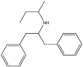 butan-2-yl(1,3-diphenylpropan-2-yl)amine Struktur