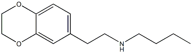 butyl[2-(2,3-dihydro-1,4-benzodioxin-6-yl)ethyl]amine Struktur