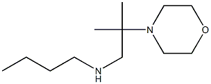 butyl[2-methyl-2-(morpholin-4-yl)propyl]amine Struktur