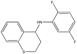 N-(2,5-difluorophenyl)-3,4-dihydro-2H-1-benzothiopyran-4-amine Struktur