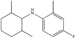 N-(2,6-dimethylcyclohexyl)-4-fluoro-2-methylaniline Struktur