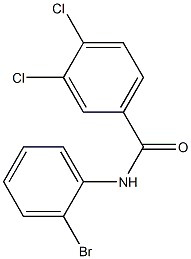 N-(2-bromophenyl)-3,4-dichlorobenzamide Struktur