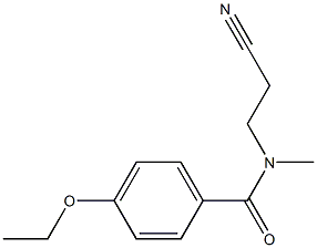 N-(2-cyanoethyl)-4-ethoxy-N-methylbenzamide Struktur