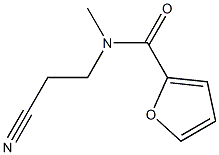 N-(2-cyanoethyl)-N-methylfuran-2-carboxamide Struktur