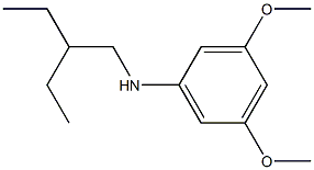 N-(2-ethylbutyl)-3,5-dimethoxyaniline Struktur