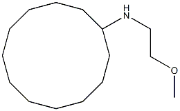 N-(2-methoxyethyl)cyclododecanamine Struktur