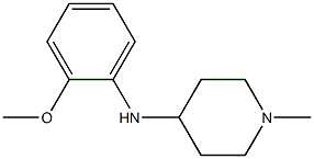 N-(2-methoxyphenyl)-1-methylpiperidin-4-amine Struktur