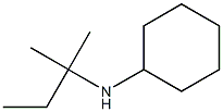 N-(2-methylbutan-2-yl)cyclohexanamine Struktur