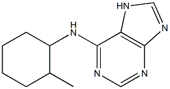 N-(2-methylcyclohexyl)-7H-purin-6-amine Struktur