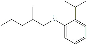 N-(2-methylpentyl)-2-(propan-2-yl)aniline Struktur