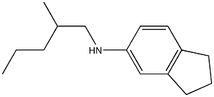 N-(2-methylpentyl)-2,3-dihydro-1H-inden-5-amine Structure