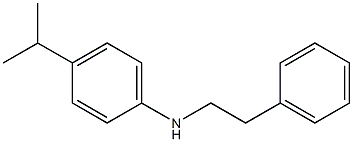 N-(2-phenylethyl)-4-(propan-2-yl)aniline Struktur