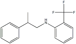 N-(2-phenylpropyl)-2-(trifluoromethyl)aniline Struktur