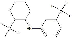 N-(2-tert-butylcyclohexyl)-3-(trifluoromethyl)aniline Struktur