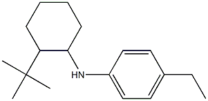 N-(2-tert-butylcyclohexyl)-4-ethylaniline Struktur