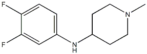 N-(3,4-difluorophenyl)-1-methylpiperidin-4-amine Struktur