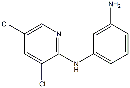 N-(3,5-dichloropyridin-2-yl)benzene-1,3-diamine Struktur