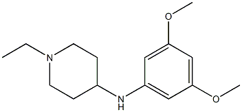 N-(3,5-dimethoxyphenyl)-1-ethylpiperidin-4-amine Struktur