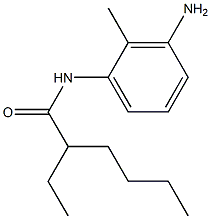 N-(3-amino-2-methylphenyl)-2-ethylhexanamide Struktur