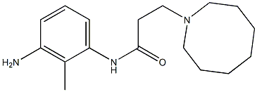 N-(3-amino-2-methylphenyl)-3-(azocan-1-yl)propanamide Struktur