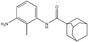 N-(3-amino-2-methylphenyl)adamantane-1-carboxamide Struktur