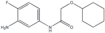 N-(3-amino-4-fluorophenyl)-2-(cyclohexyloxy)acetamide Struktur