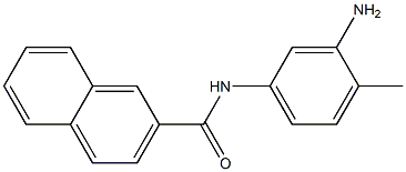 N-(3-amino-4-methylphenyl)-2-naphthamide Struktur