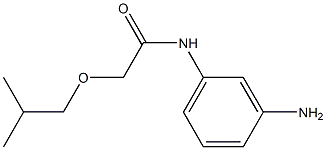 N-(3-aminophenyl)-2-(2-methylpropoxy)acetamide Struktur