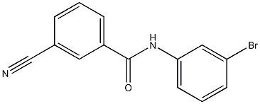 N-(3-bromophenyl)-3-cyanobenzamide Struktur