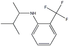 N-(3-methylbutan-2-yl)-2-(trifluoromethyl)aniline Struktur