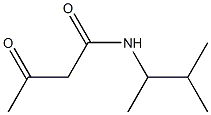 N-(3-methylbutan-2-yl)-3-oxobutanamide Struktur