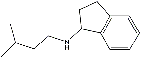 N-(3-methylbutyl)-2,3-dihydro-1H-inden-1-amine Struktur