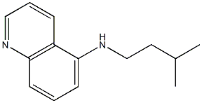 N-(3-methylbutyl)quinolin-5-amine Struktur