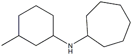 N-(3-methylcyclohexyl)cycloheptanamine Struktur