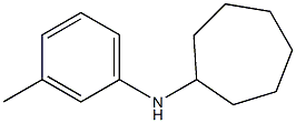 N-(3-methylphenyl)cycloheptanamine Struktur