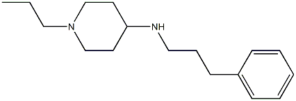 N-(3-phenylpropyl)-1-propylpiperidin-4-amine Struktur