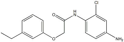 N-(4-amino-2-chlorophenyl)-2-(3-ethylphenoxy)acetamide Struktur