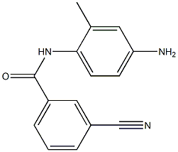 N-(4-amino-2-methylphenyl)-3-cyanobenzamide Struktur