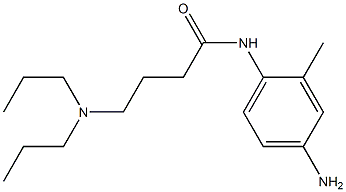 N-(4-amino-2-methylphenyl)-4-(dipropylamino)butanamide Struktur