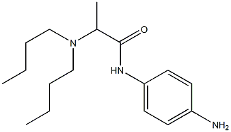 N-(4-aminophenyl)-2-(dibutylamino)propanamide Struktur