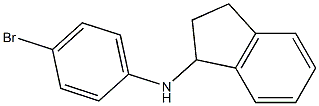 N-(4-bromophenyl)-2,3-dihydro-1H-inden-1-amine Struktur