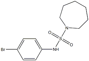 N-(4-bromophenyl)azepane-1-sulfonamide Struktur