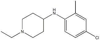 N-(4-chloro-2-methylphenyl)-1-ethylpiperidin-4-amine Struktur