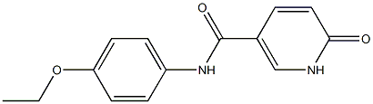 N-(4-ethoxyphenyl)-6-oxo-1,6-dihydropyridine-3-carboxamide Struktur